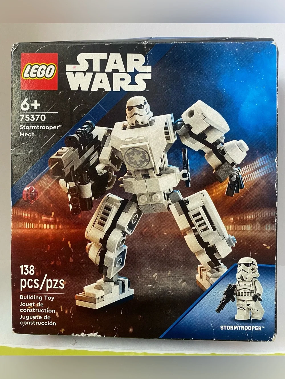 New in Box! LEGO Star Wars Stormtrooper Mech - Set No. 75370 - 138 pieces